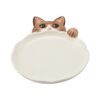 Cat Ceramic Dish (Yellow/Brown) - Thumbnail Image 4