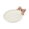 Cat Ceramic Dish (Yellow/Brown) - Thumbnail Image 3
