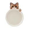 Cat Ceramic Dish (Yellow/Brown) - Thumbnail Image 1