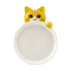 Cat Ceramic Dish (Yellow/Brown) - Thumbnail Image 2