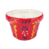 Ceramic Mini Cup With Pattern (Red/Yellow) - Thumbnail Image 2